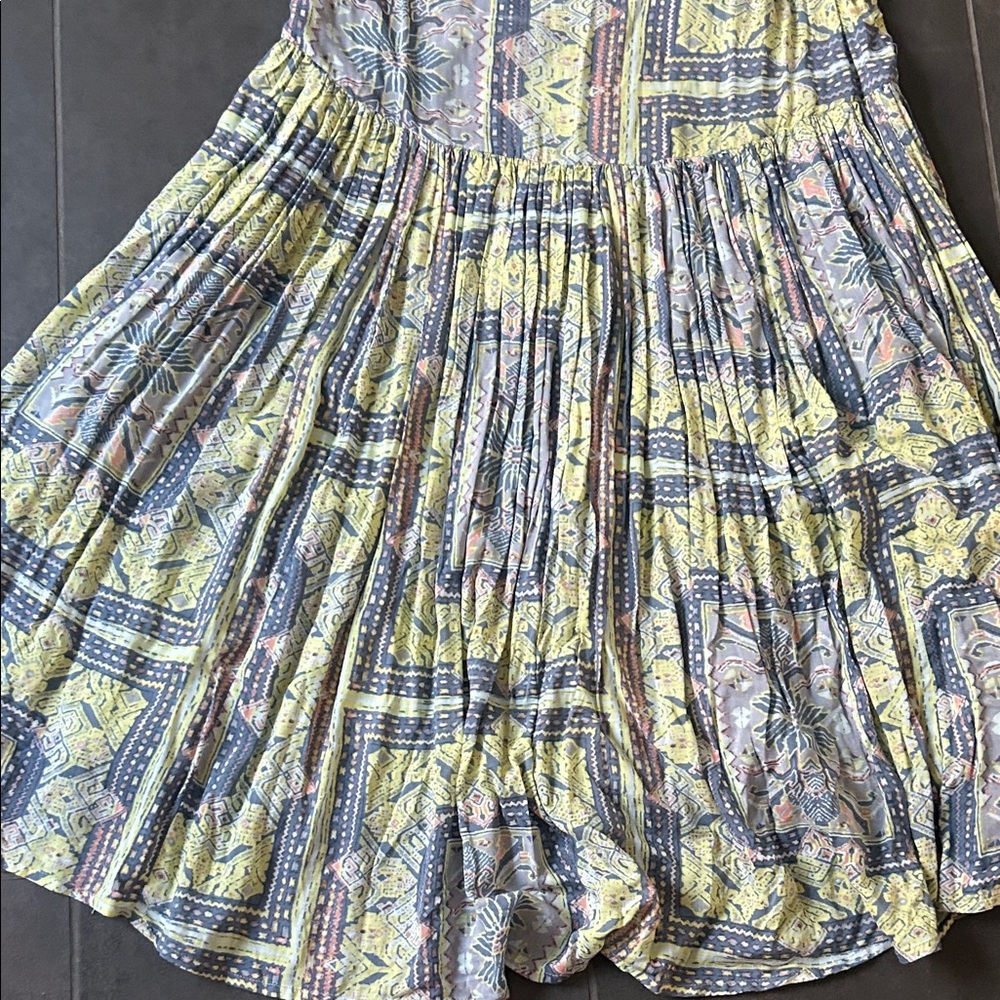 Free People Patterned Button-Down Top - Picture 5 of 6